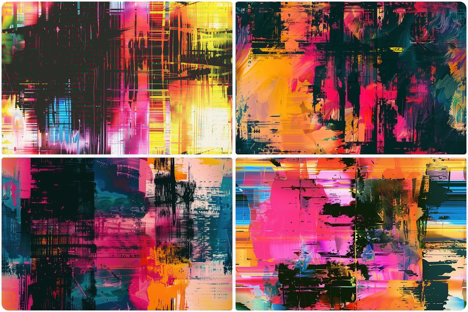 30 Distressed Bright Backgrounds