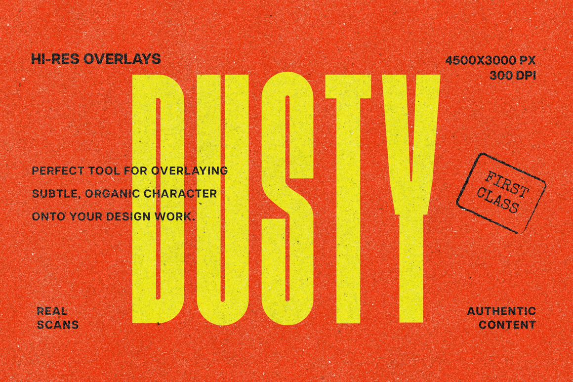 Dusty Overlay Textures Collection