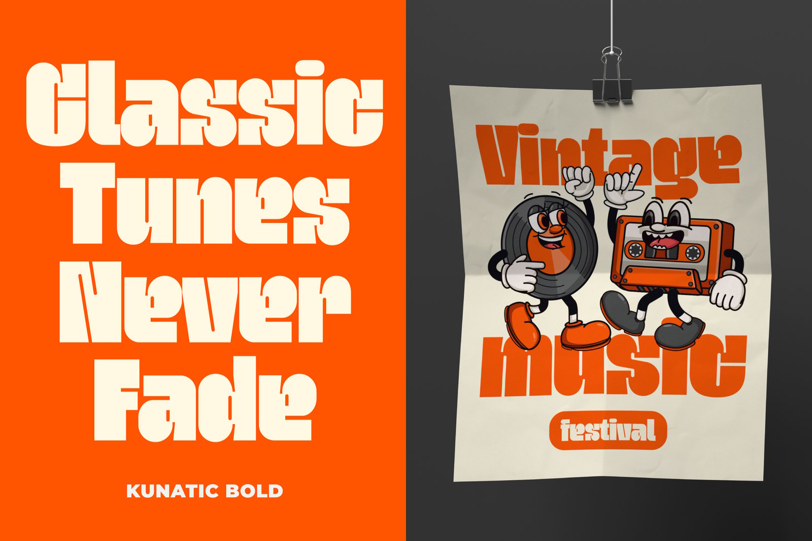 Kunatic - Retro Bold Font