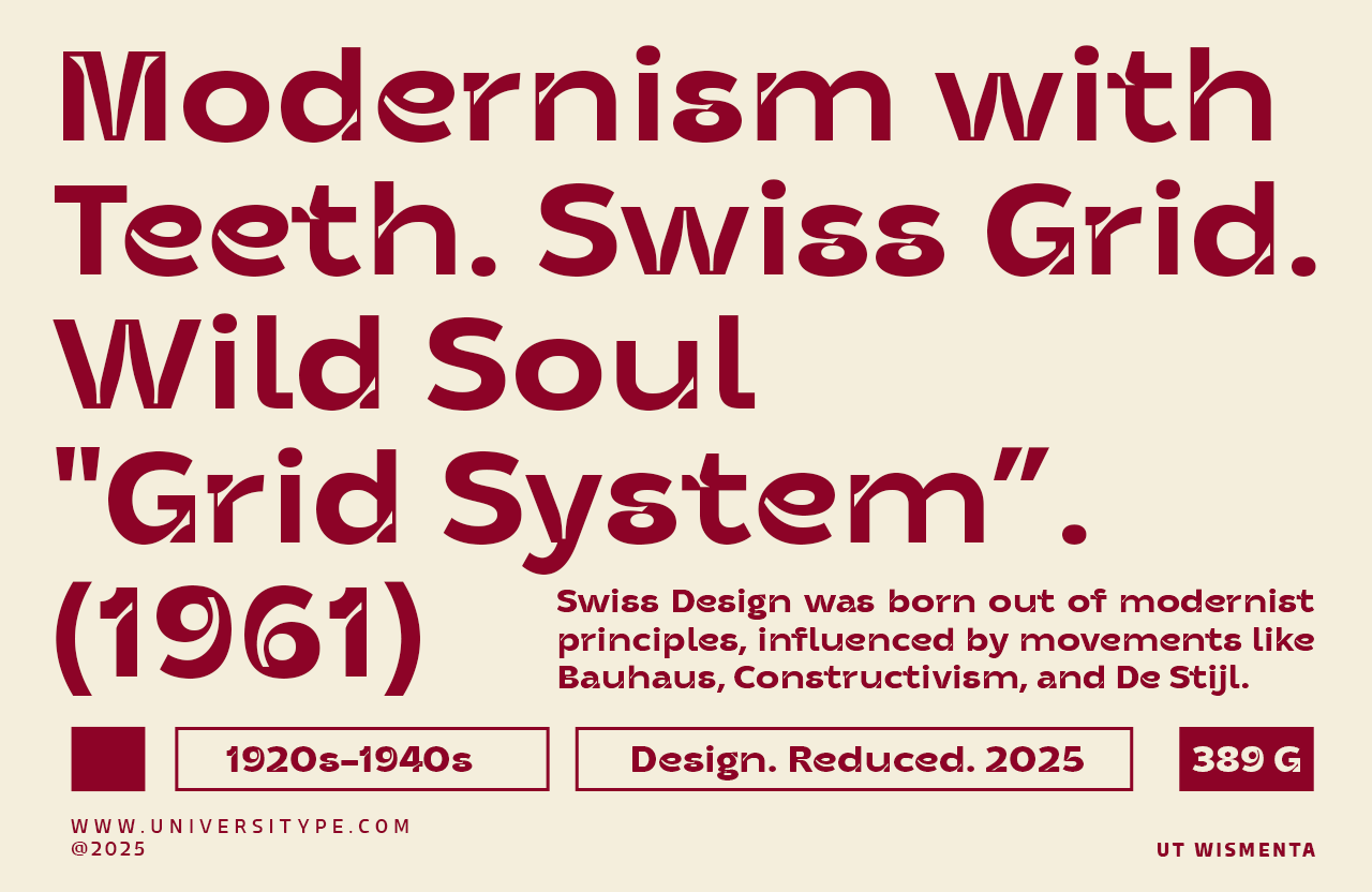 UT Wismenta - An Extreme Inktrap Sans Serif