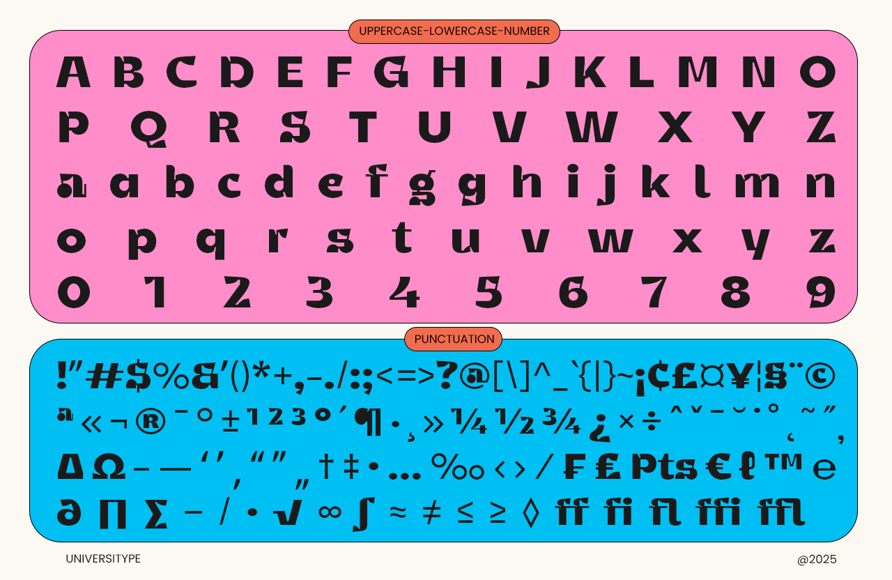 UT Geas - A Playful Display Font