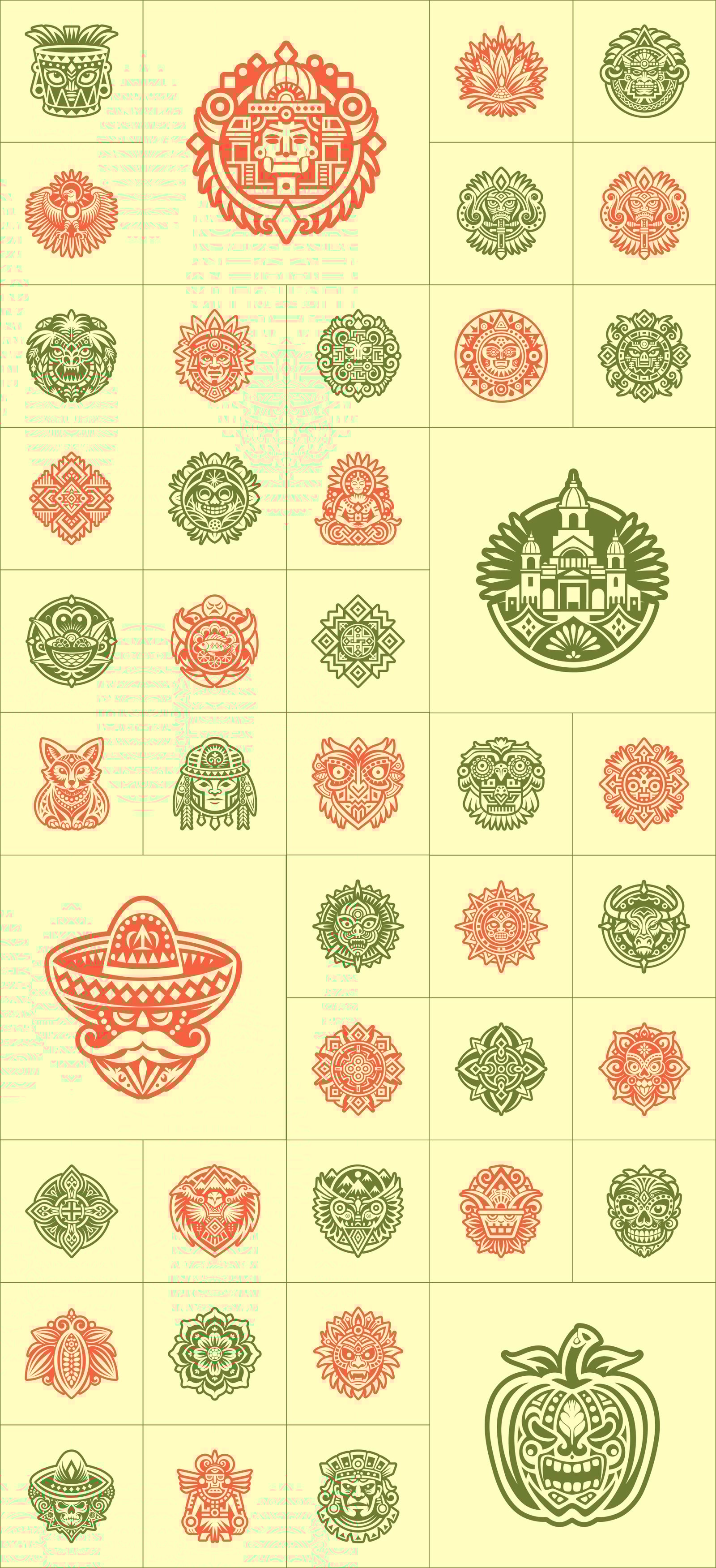 Peru and Hispanic Symbols