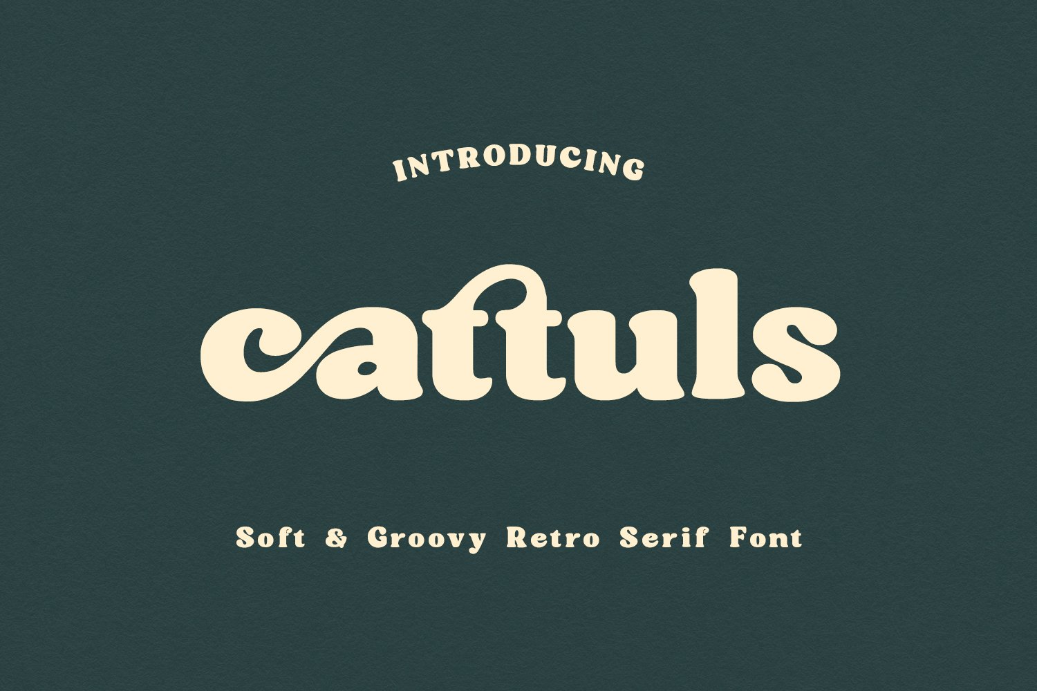 Cattuls Soft Groovy Retro Serif Font