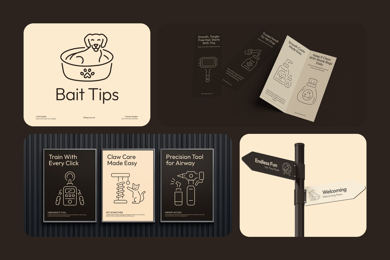 Pet and Veterinary Icon Set