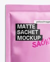 Matte Sachet Mockup