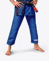 Man Wearing a Jiu Jitsu Gi Uniform Mockup