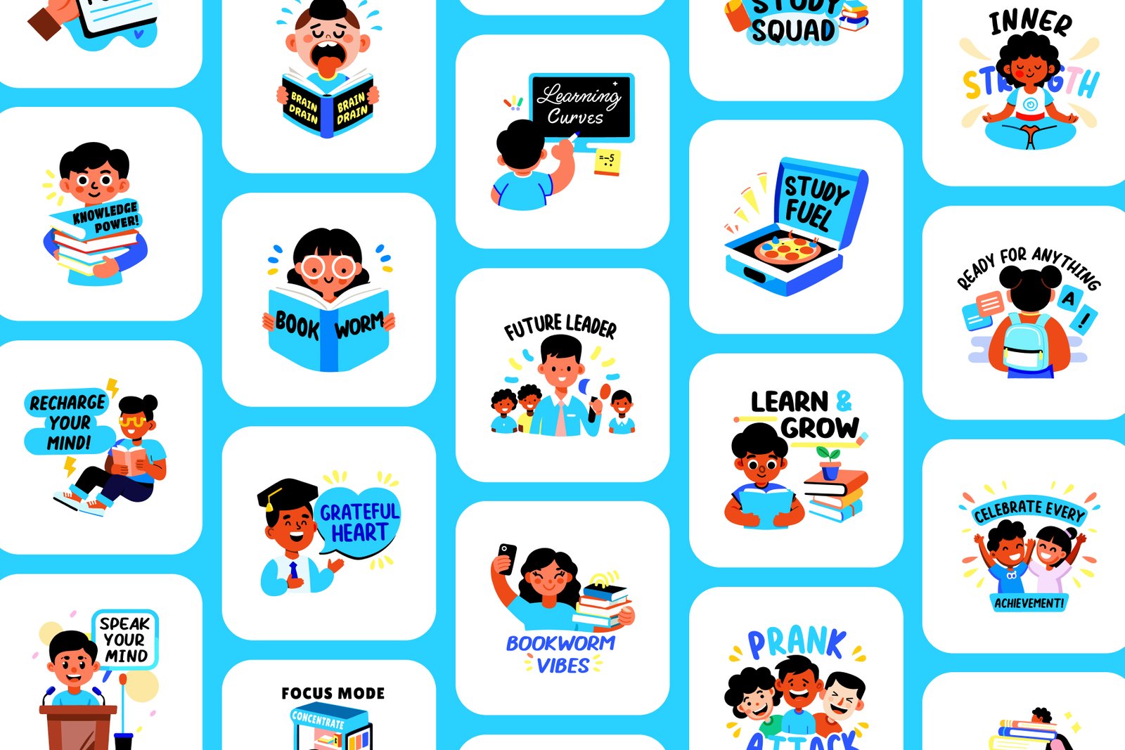 College and University Stickers