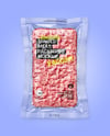Clear Plastic Flow-Pack with Minced Meat Mockup