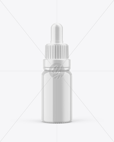 Glossy Dropper Bottle Mockup