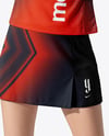 Asian Woman Wearing Table Tennis Uniform Mockup