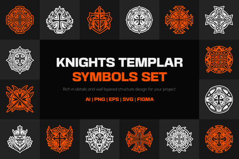 Knights Templar Symbols - Graphics