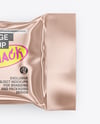 Glossy Metallic Packaging Mockup