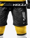 Man Wearing Full Ice Hockey Kit Mockup