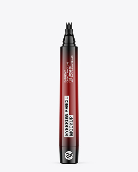 Glossy Eyebrow Pencil Mockup