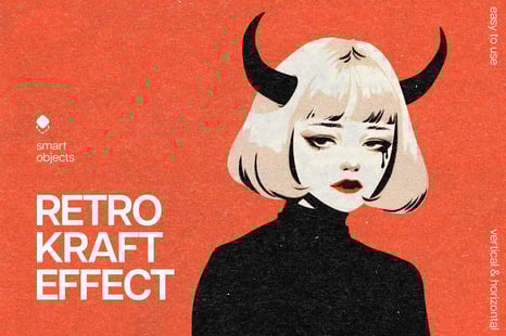 Retro Kraft Print Effect - Add-Ons