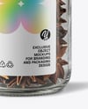 Glass Jar with Star Anise Mockup