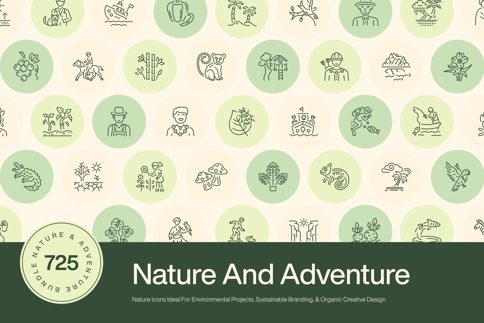 Nature and Adventure Icon