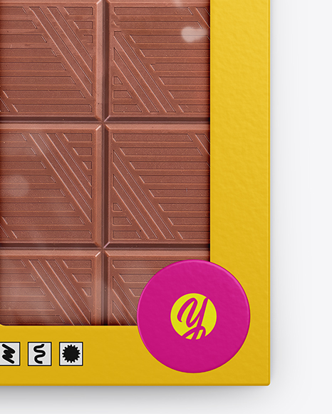 Milk Chocolate Bar Mockup