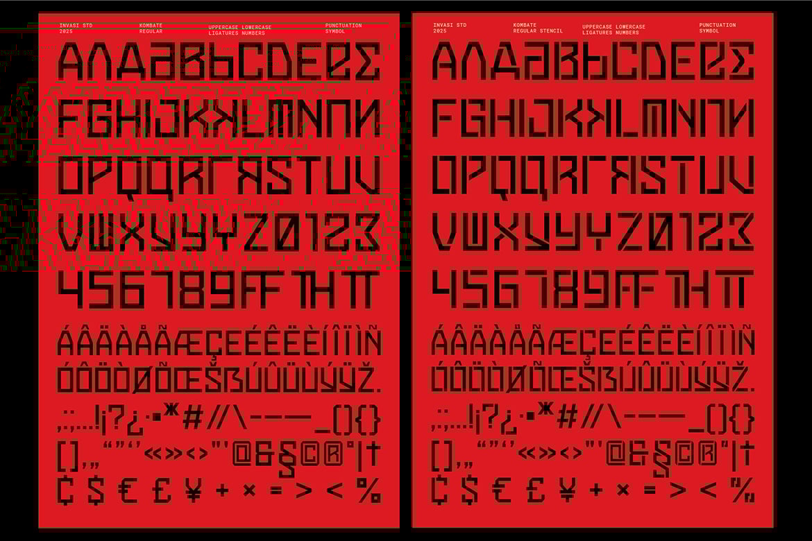 Kombate – Sci-Fi Propaganda Display Font