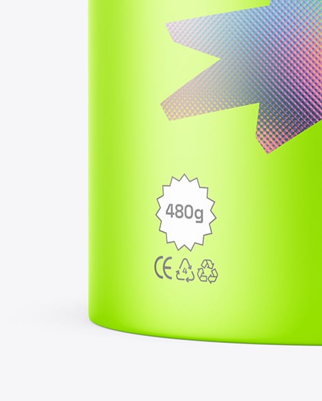 Paper Tube with Tea Mockup
