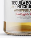 Golden Tequila Bottle Mockup