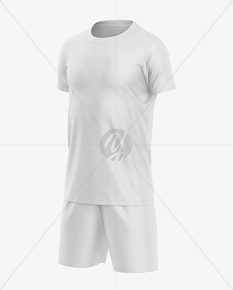 Kids Sports Kit Mockup - Half Side View