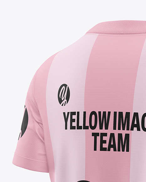 Kids Sports Kit Mockup - Back Half Side View