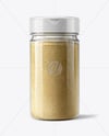 Plastic Jar with Ground Cardamom Mockup