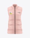 Women's Down Vest Mockup