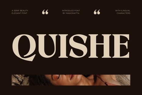 Quishe – Modern Elegant Serif