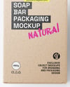 Soap Bar with Kraft Paper Box Mockup