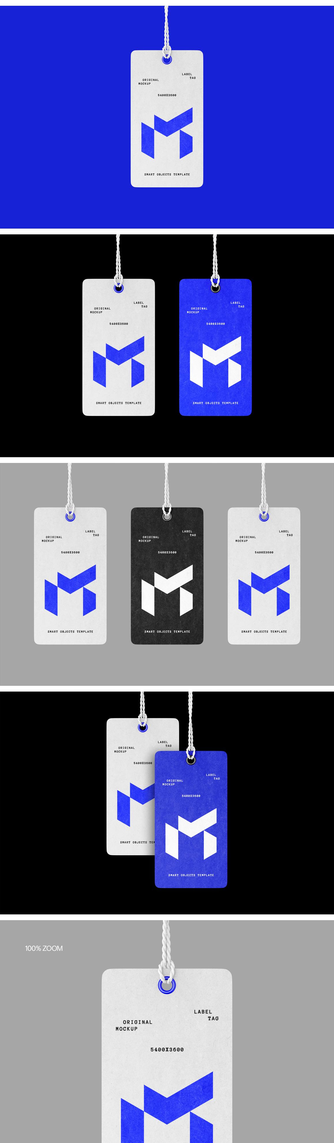 Clothes Label Tag Mockups