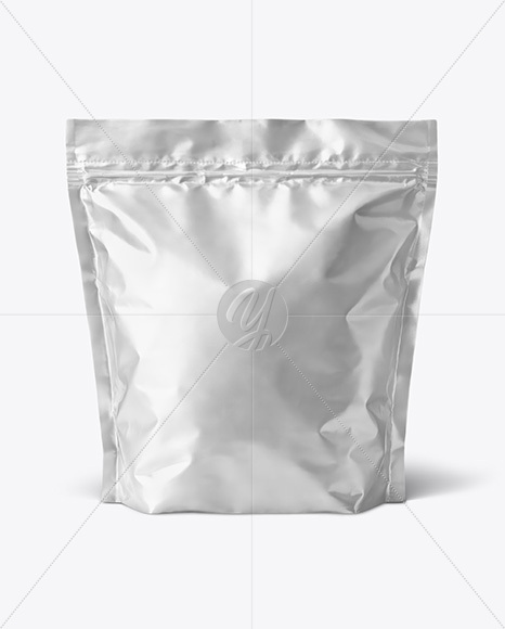 Metallic Stand-up Pouch Mockup