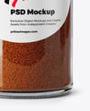 Spice Glass Jar with Smoked Paprika Mockup