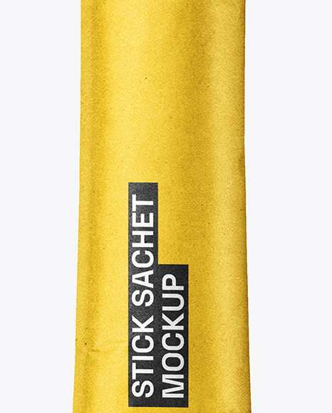 Kraft Paper Stick Sachet Mockup