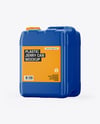 Plastic 5L Jerrycan Mockup