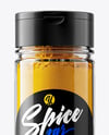 Glass Spice Jar with Turmeric Mockup