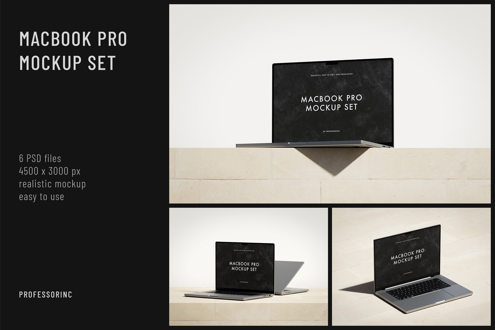 MacBook Pro Mockup Set