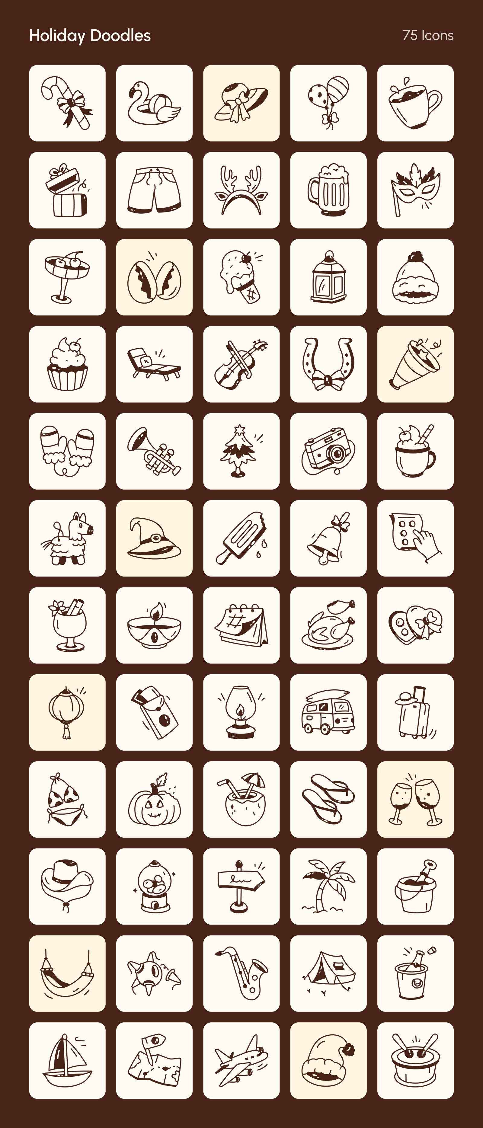 Universal Doodle Icons