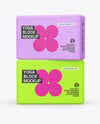 Two Yoga Blocks Mockup