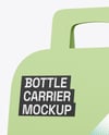 Paper Bottle Carrier Mockup