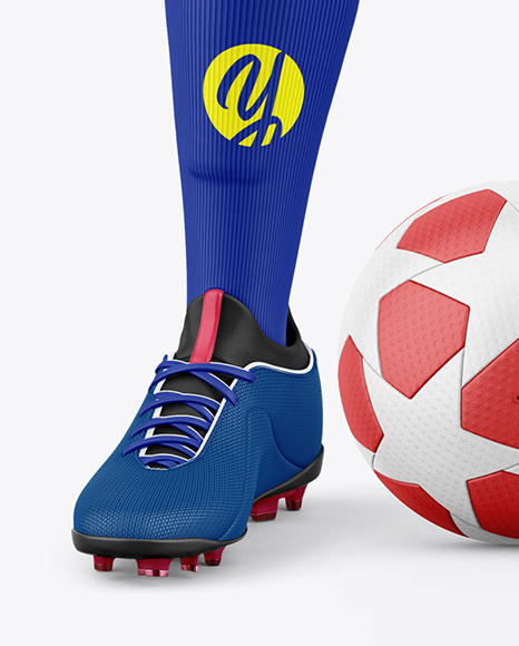 Full Soccer Kit w/ Mannequin Mockup - Front View