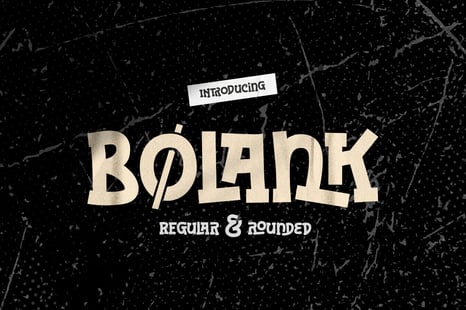 Bolank Slab Font
