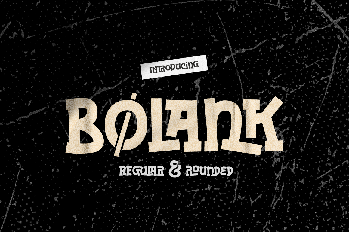 Bolank Slab Font