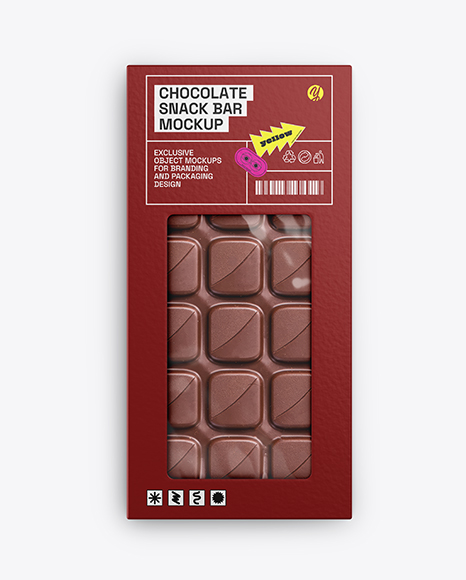 Milk Chocolate Bar Mockup