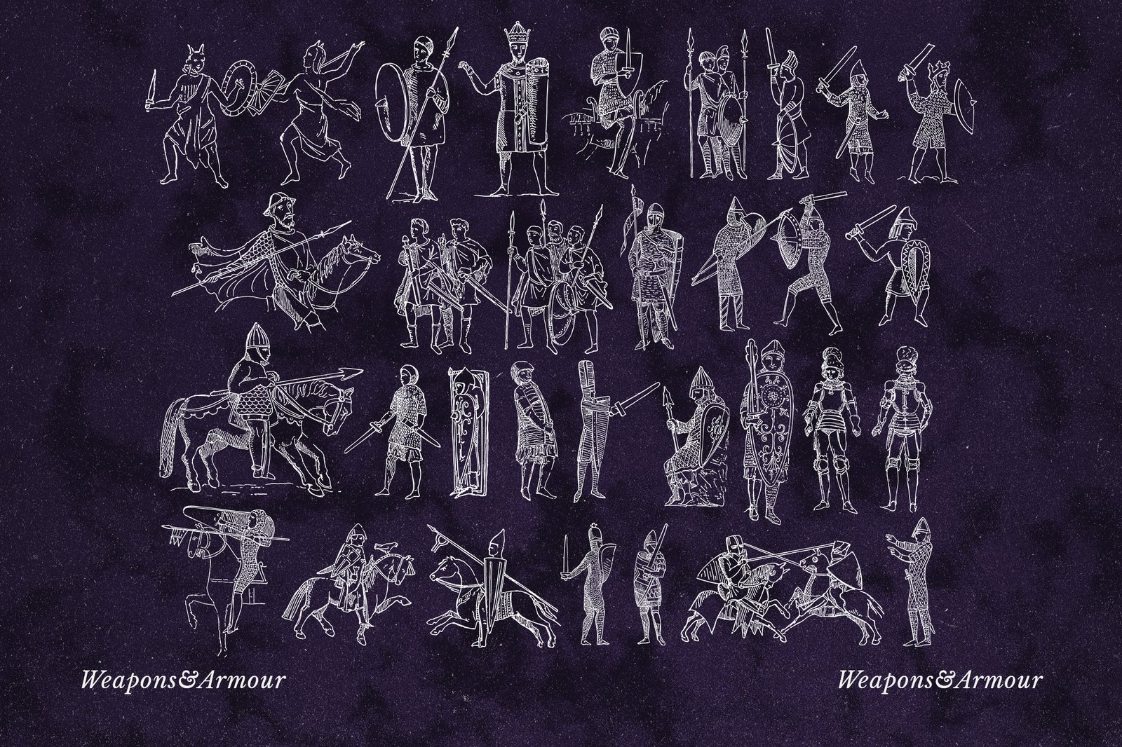 Medieval Weapons and Armour Vectors