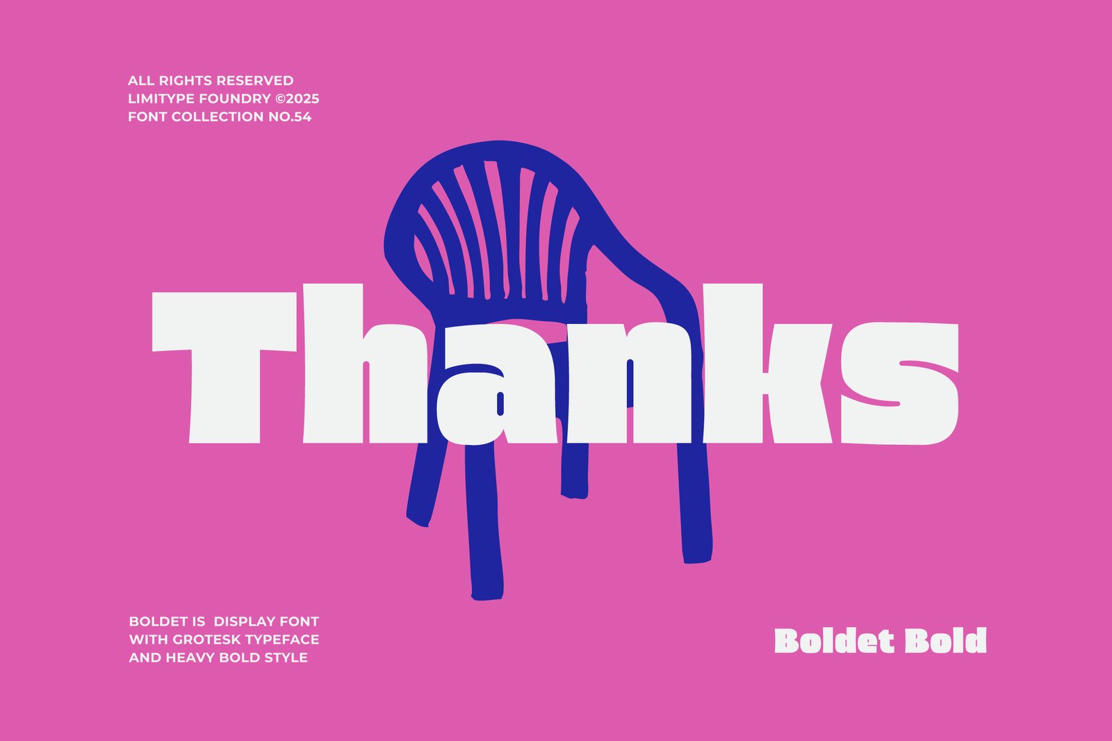 Boldet - Bold Font