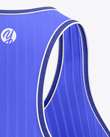 Women's Ribbed Tank Top Mockup - Back View