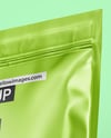 Metallic Stand-up Pouch Mockup
