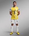 Man Wearing a Full Soccer Kit Mockup